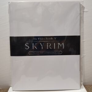 Skyrim Lithograph 5x Art Prints Collection Set Official Limited Edition Of 995